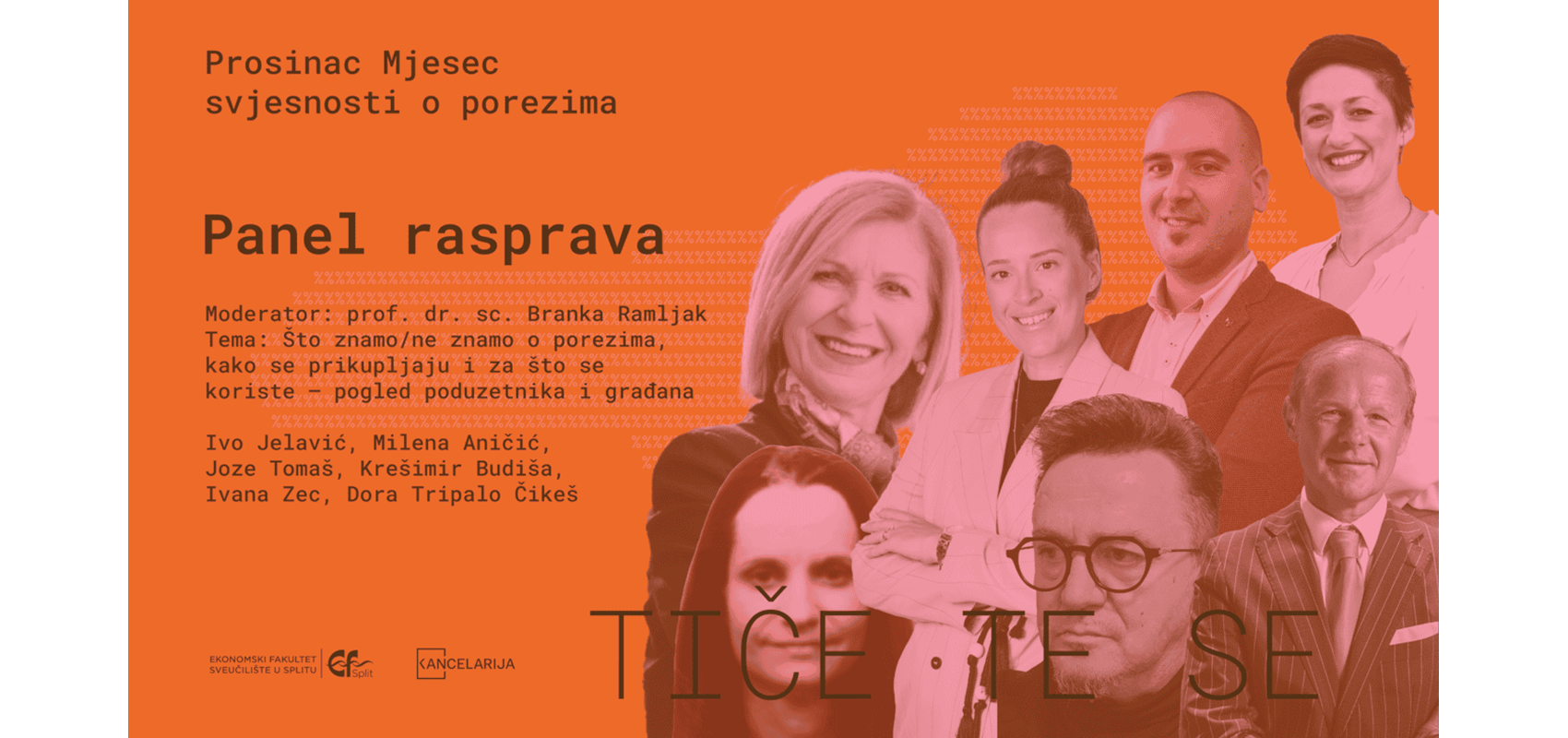 Panel-rasprava o porezima na Ekonomskom fakultetu: što zapravo znamo o poreznom sustavu?